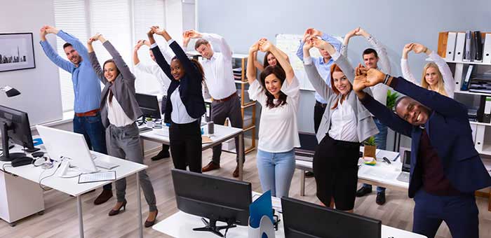 Stretches for at the office in Louisville